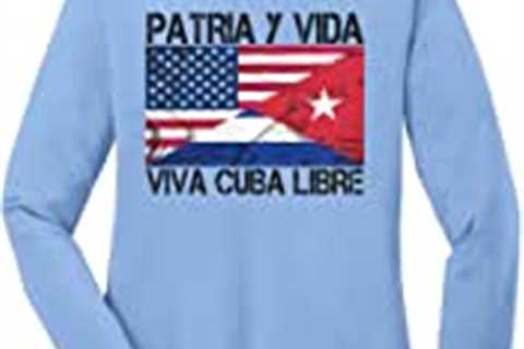 Free Cuba Patria Y Vida Viva Cuba Libre Ladies Missy Fit Long Sleeve Shirt
