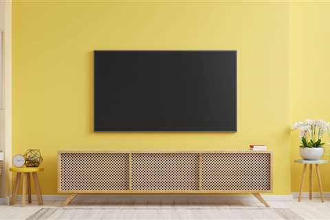 Can a Mounted TV Fall Off the Wall? - MMT Furniture Designs