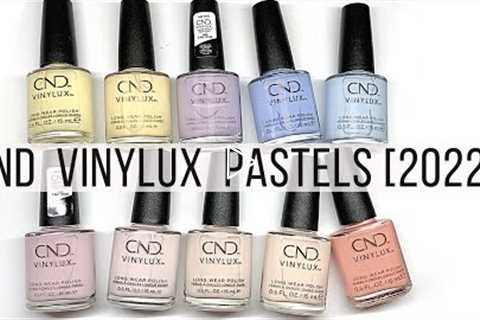 CND VINYLUX PASTELS [LIVE SWATCH ON REAL NAILS] 🐣