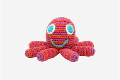 Pink Octopus Rattle