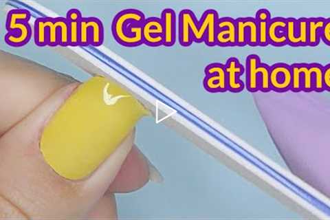 Gel Manicure at home in 5 MINUTES! Touch in Sol Gel Stickers Review