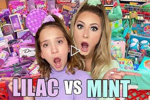 MINT VS LILAC NO BUDGET SHOPPING SPREE! 💜💚