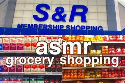 ASMR Grocery Shopping (silent vlog) at S&R Commonwealth ~ shop with me! 🛒 │ Prica Luna