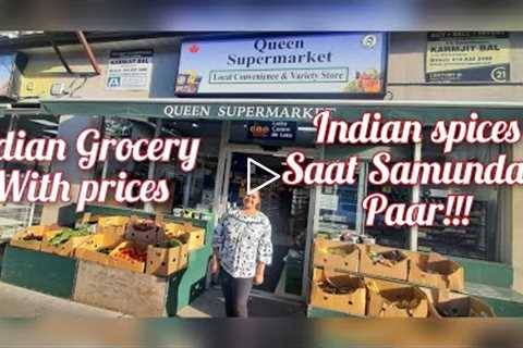 Indian Grocery Store in Downtown Toronto CANADA