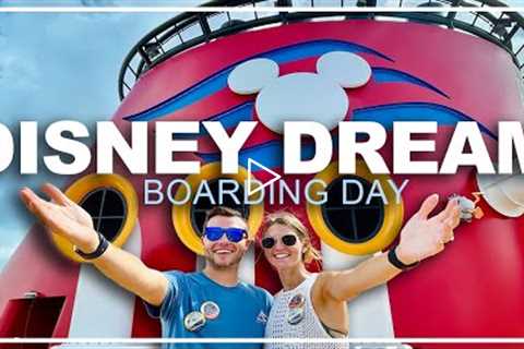 Our FIRST Disney Cruise! | Boarding the Disney Dream in 2022!