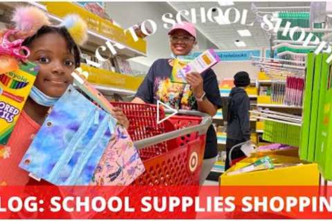 VLOG Back to SCHOOL SHOPPING + HAUL | Back to SCHOOL SUPPLIES SHOPPING 2022 | KeairaJay