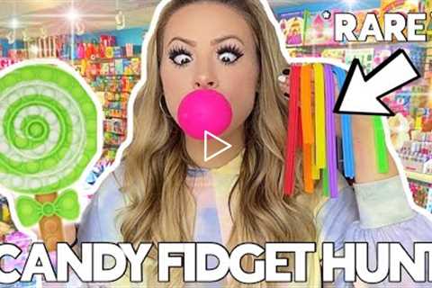 NO BUDGET CANDY THEMED FIDGET SHOPPING CHALLENGE 🍭🍬✨ *MUST SEE*