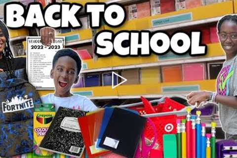 BACK TO SCHOOL SUPPLIES SHOPPING VLOG 2022 + HAUL