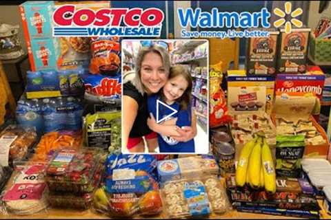 Grocery Haul! Shop With Us @ Walmart & Costco! BED Life Hack!!