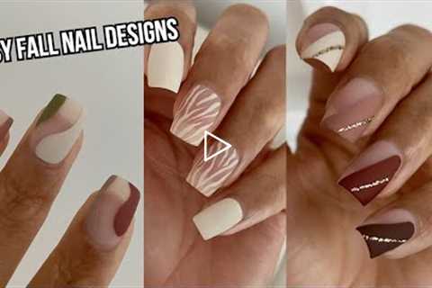 FALL NAIL DESIGNS 2022 | easy trendy fall nail art compilation | fall nail polish colors 2022