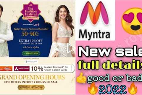 Big Fashion festival Myntra sale | full details good or bad 😍