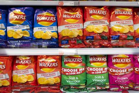 Why Walkers cheese and onion crisp packets are blue not green