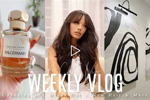 WEEKLY VLOG | All White Party + New Clip Ins + Home Decor + PR Unboxing & More