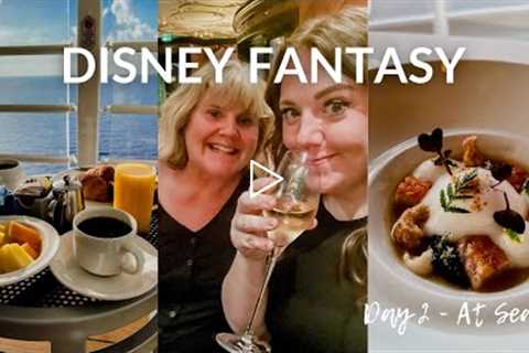 DISNEY CRUISE LINE DAY TWO AT SEA | Disney Fantasy | May 2022 | Bethany Vinton