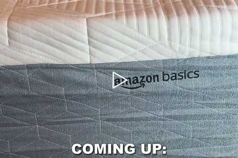 Review Amazon Basics Cooling Gel-Infused, Medium-Firm Memory Foam Mattress, Twin Size, 10 Inch