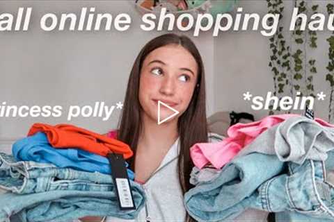 Fall online shopping try on haul!