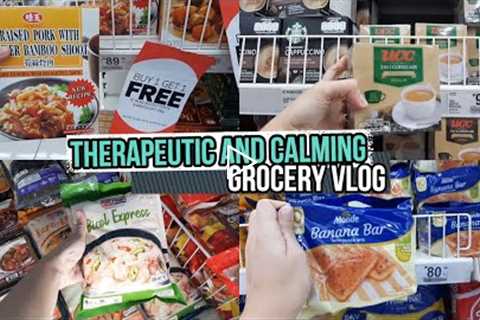 Therapeutic and Calming Grocery Shopping Vlog ASMR  in a Supermarket and at Checkout