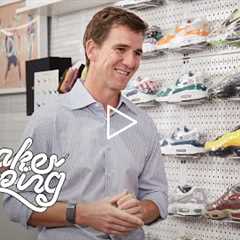 Eli Manning Goes Sneaker Shopping With Complex