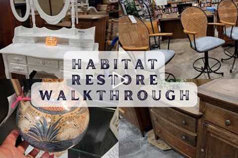 Habitat ReStore Walkthrough/ 💠TIFFANY LAMP💠 Folk Art Pottery & MORE!! #shopping #thrifting..