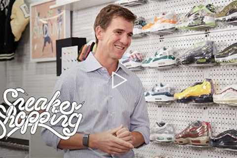 Eli Manning Goes Sneaker Shopping With Complex