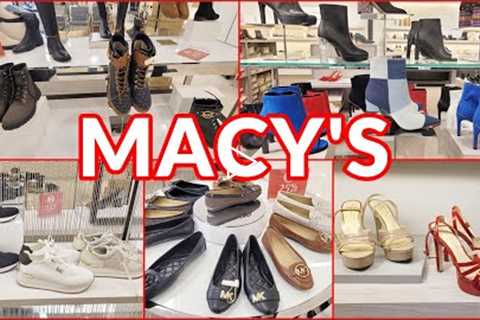 MACY'S SHOE SHOPPING BOOTS HEELS FLATS SNEAKERS MICHAEL KORS