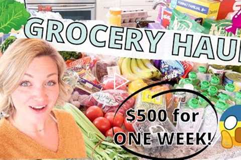 🛒 Family of 5 GROCERY HAUL 🛒 SHOP WITH ME in CANADA 🇨🇦