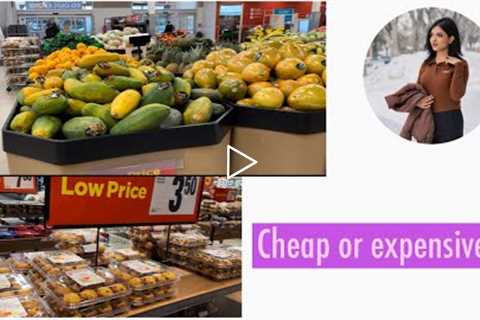 Regular Grocery shopping 🛒Bangladeshi student in canada 🇧🇩🇨🇦