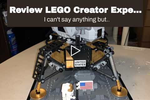 Review LEGO Creator Expert NASA Apollo 11 Lunar Lander 10266 Building Kit (1,087 Pieces)