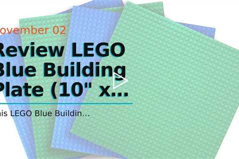 Review LEGO Blue Building Plate (10 x 10)