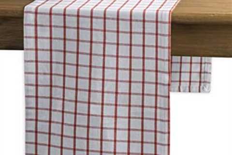 Maison d’ Hermine Zuid-Holland – Burnt Ochre 100% Cotton Table Runner Reusable for Party Dinner..