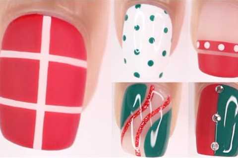 6 EASY CHRISTMAS DESIGNS 2022 | new Christmas nail art compilation | Christmas nail polish colors