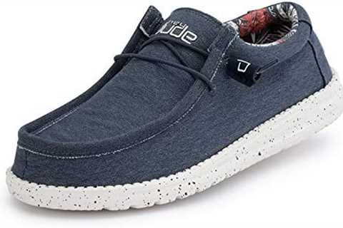 Hey Dude Men’s Wally Funk-Multiple Colors and Size | Men’s Shoes | Comfortable & Light-Weight