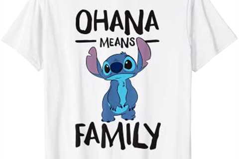 Disney Ohana Means Family Stitch T-Shirt