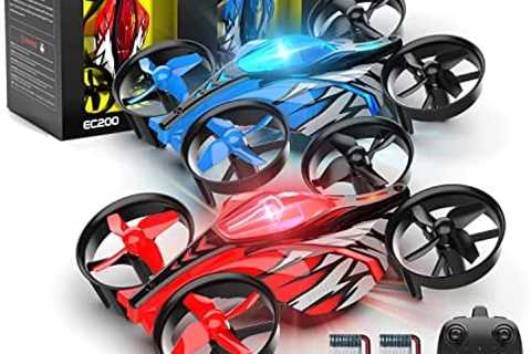 LANSAND 2Pack Mini Drones for Kids,Beginners,Adults, Small RC Drone Quadcopter with 2-In-1 Race and ..