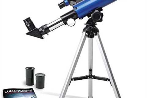 NASA Lunar Telescope for Kids – Capable of 90x Magnification, Includes Two Eyepieces, Tabletop..