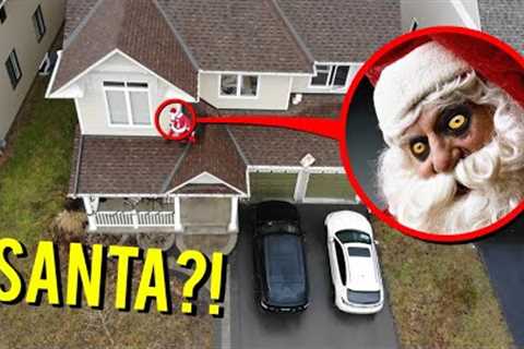 DRONE CATCHES SANTA CLAUS ON CHRISTMAS DAY DELIVERING PRESENTS!! (YOU WON''''T BELIEVE IT)