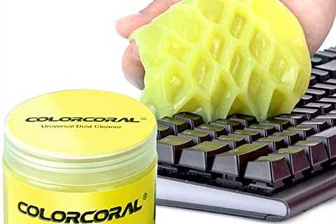 ColorCoral Cleaning Gel Universal Dust Cleaner for PC Keyboard Cleaning Car Detailing Laptop..