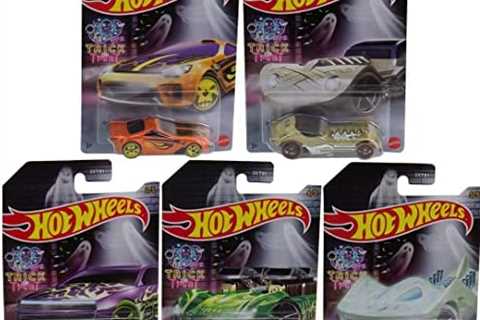 Hot Wheels 2022 Halloween Complete Set of 5 Diecast Vehicles from DXT91-956E Release