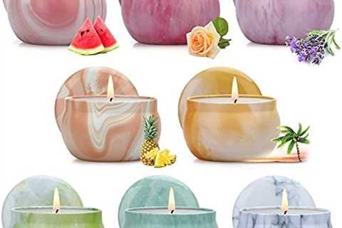 Scented Candles Gifts for Women, 8 Pack Candles for Home Scented, Soy Scented Candles for Home,..