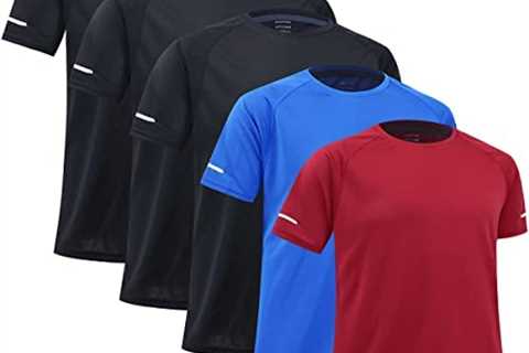 Workout Shirts for Men | Dry Fit Shirts for Men Moisture Wicking – Gym Shirts Men Short Sleeve –..