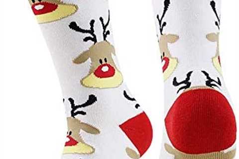 Gmall Womens Christmas Cartoon Cotton Warm Soft Novelty Cute Funny Patterns New Year Gifts Knit..