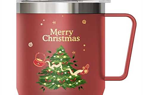 VAHDAM, Christmas Mug, Vacuum Insulated 10.1 oz, Durable Christmas Coffee Mugs, Best Christmas..