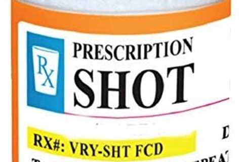 Shot Glasses – Prescription Pill Bottle Shot Glass 2 oz Rx Unique Funny Novelty 1 Shot Glass set,..