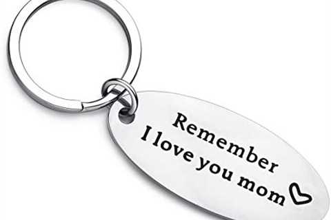 XYBAGS Mother’s Day Keychain Gifts from Daughter Son – Remember I Love You Mom – Birthday Christmas ..