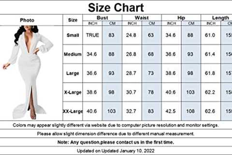 HipGlamp Formal Maxi Dress for Women Sexy Deep V Neck Wrap Side Split Bodycon Cocktail Party Long..