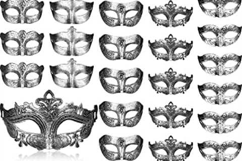 40 Pcs Masquerade Mask for Women Men Vintage Antique Masks Venetian Mask for Halloween Costumes..