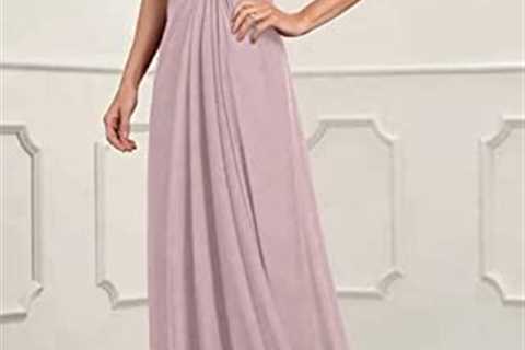 V Neck Mother of The Bride Dresses Ruffle Sleeves Chiffon Long Formal Evening Gowns Party Dress..