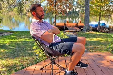 TCEK Portable Chair - Outdoor Swivel Camping Chair