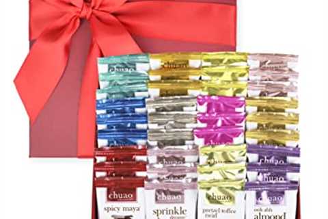 Chuao Chocolatier Share the Love Assorted Mini Gourmet Chocolate Bars Gift Box | Milk and Dark..