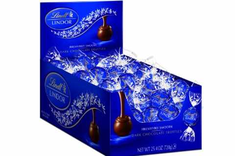 Lindt Chocolate Lindor Truffles, Dark Chocolate, Great for Holiday Gifting, 60 Count